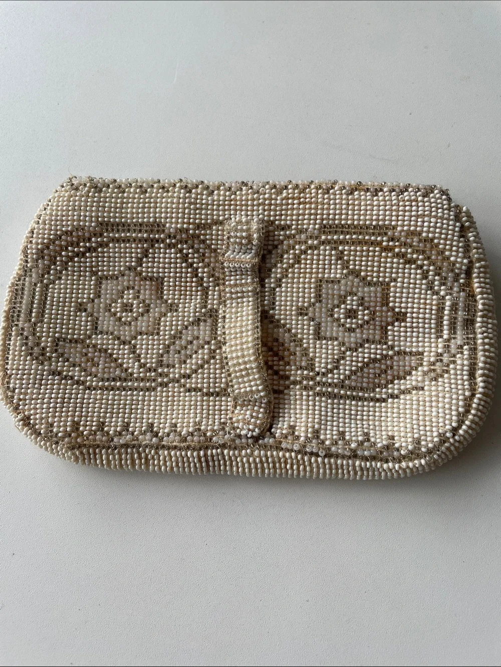 Vintage Beaded Coin Purse Fancy Gatsby